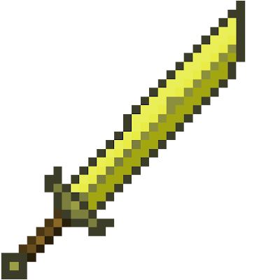 The Shinnest Gold Sword Ever In The Minecraft Universe!!!