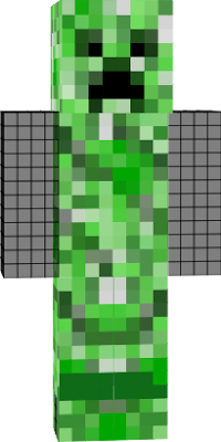 The First realistic player creeper skin. Ever. Don't be alarmed, you can still use tools!
