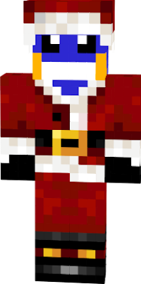 its a mudkip in a santa claus outfit