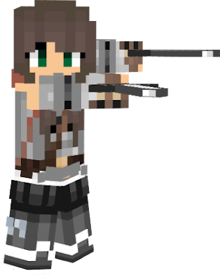 Marigold was a Island NPC in Kirberation Online Pirate Skyway: Minecraft Story Mode Edition, she holds 2 Iron Daggers for battle Herobrine.