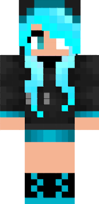 I modified the ender girl skin. I changed the color of some of her eyes...