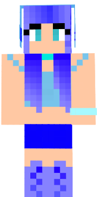 This is blue girl with headphones. Like?? By: WolfGirlScourge