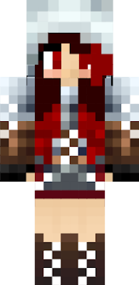 she is an assassin with fir powers but this is my skin so yeah
