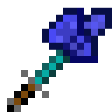 A halberd made of a weak material. Yet made of lapiz lazuli, it is extremely durable and sharp. Also known to control the element of water.