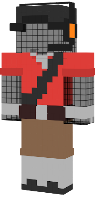 This outfit resembles the TF2 scout outfit. If anyone wants to use this outfit, then overlay it on your skin if you ever want to have a scout skin of your own.