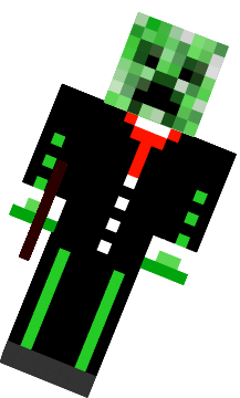 Modified Version of Creeper with a Suit by: Annonymous