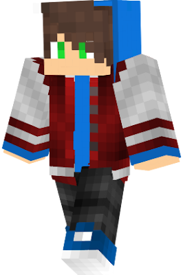 this is my skin, but in my roleplay series on my youtube channel when i went to the school i used this skin but when i wasn't at schoo, i used my other skin