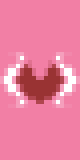 It's Pink hearts cape