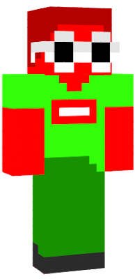 For anyone who doesn't get the joke, GeorgeNotFound is Red-Green colorblind, meaning red and green just look gray to him. So i made sure everything here was red, green, white, black, and gray. That's why it's cruel