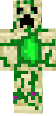 this is a desert creeper that ran into a cave, with ancient trees and a weird green glow, the creeper went to the green glow and it shined Apon him and disappeared, but it started to grow on where his heart was. vines crawled around him and some flowers, his eyes started to change but he fought through it. the growth of nature growed around him and he started to change. a new dawn came but the creeper wasn't as hostile, he became calmer around his environment, but he gained a couple new abilitie