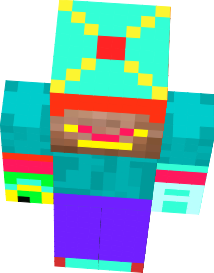el personaje mas colorido en minecraft