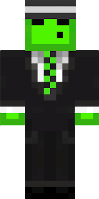 Creeper wearing a suit