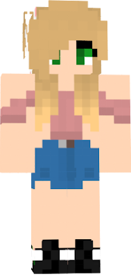 Skin I made in 7-8th grade, Fixed up the color underneath head.