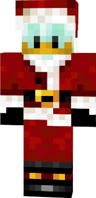 Donald Duck dressed up as Santa!