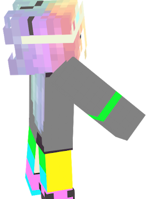 Unirainbow is very smart, she has a power of rainbow. She oftens fights with zombies, skeletons, endermen,... She also go to Nether to against with monsters.