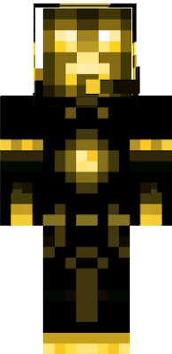 Black and gold glowing guy
