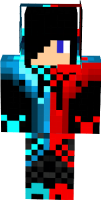 blue and red creeper boy made by me xD
