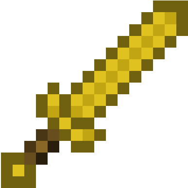 gold sword minecraft background