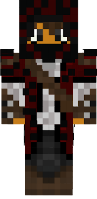 a red and black colored assasin