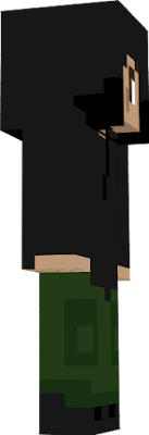 Simple male with black hoodie