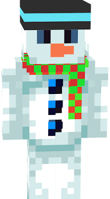 Snowman with a scarf