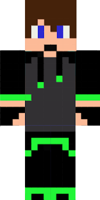 Here is a skin that has a dollar sign on the back and its green and black