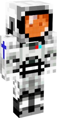 It is an astronaut skin with a head that looks like me.
