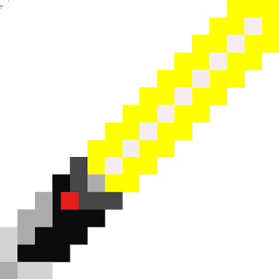 The yellow Lasersword of JS_Yoda