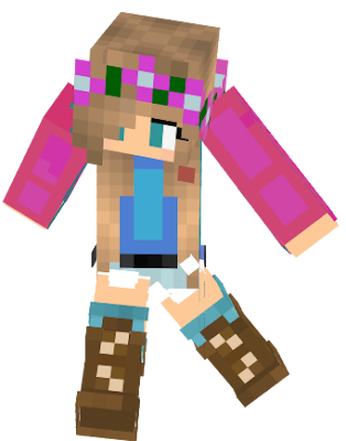 The most beautiful girl of Mincraft