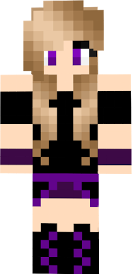 Purple demon girl skin
