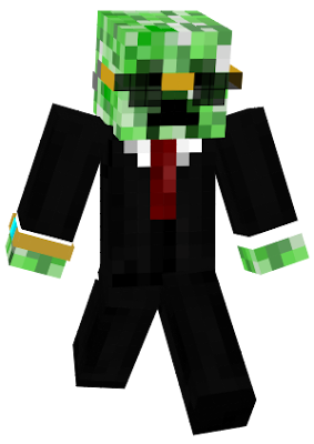A man disguised as a creeper to keep hidden from his real identity. He's a secret agent to an unknown organization.