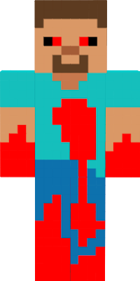 It's Steve but with blood