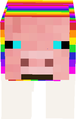 fab goatee rainbow pig is soooooo FAB!!!!! we all want to look like this when we grow up, right guys!