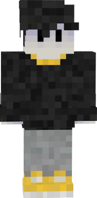 A skin for my friend Tony, largely based on Ghostbur because they like Ghostbur, but with some edits, using layers to change how the sweater hangs on him, flipping around the hair, and changing the colors around.