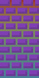 rainbow background (except purple) & purple bricks