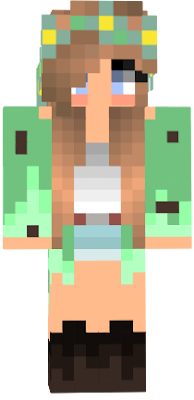 looking for a sugary look to play minecraft in? why not try out this skin?!?