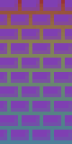 red- cyan (blue) with purple wall.