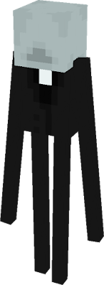 The scary as  slenderman is now in minecraft replacing the 'enderman'.
