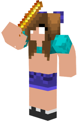 its herobrine the girl! with a croptop