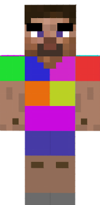 Multi colored Steve