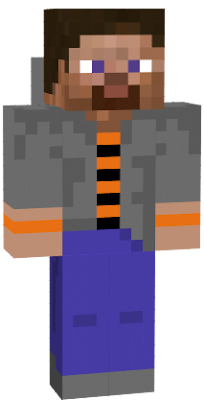 a spoopy steve skin for the spoopy noober