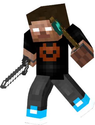 a great warrior he travil so far form minecraft city in minecraft hes quest to to take him on a adventure