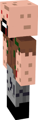 Notch fell in lava but Notch Doesn't Die so he becomes a Zombie
