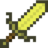 A big gold sword!