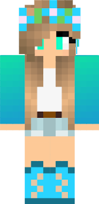 this is a little kelly skin with blue