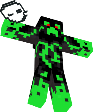 a cool creeper that fell into some acid