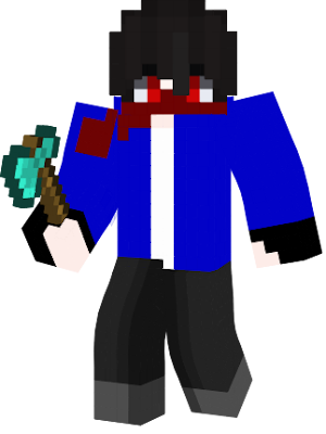 His story is big so I will not tell much. He is 11 years old, he have a brother, Heitz (H) that is blind, he got a scrach under his mask, his eyes are red for unknown reason, he got much enemies that he hate, like Technoblade, Mc_James and more, he is very strong and finaly... He is HektorbossGr!!!!!