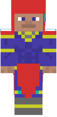 I tried to make a miencraft skin of my favorite yugioh monster Flame Swordsman, still working on this