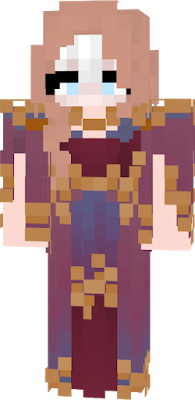 the person who originally made it made a really beautiful skin with an awesome blend. it was so nice i didn't even try to switch up the colors. I put my character in it since last time i played minecraft i stayed in a desert village for a while so might as well have the right attire. plus it was too nice to pass up.