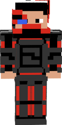 Red colored exo suit